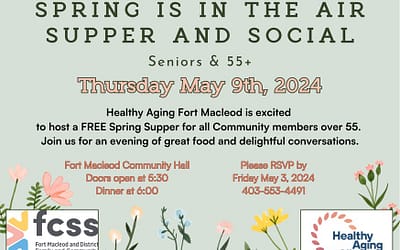 Spring Supper & Social for Seniors 55+