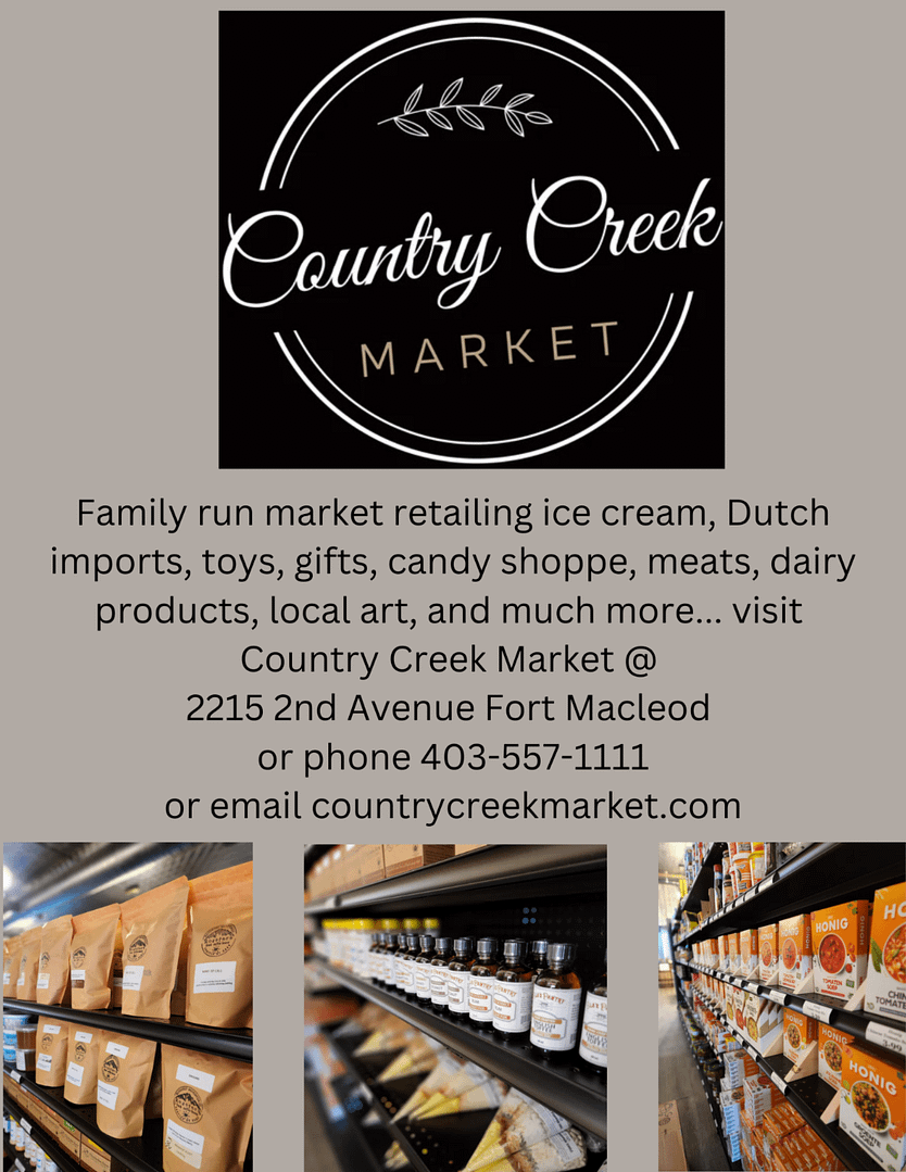 Country Creek Market Poster