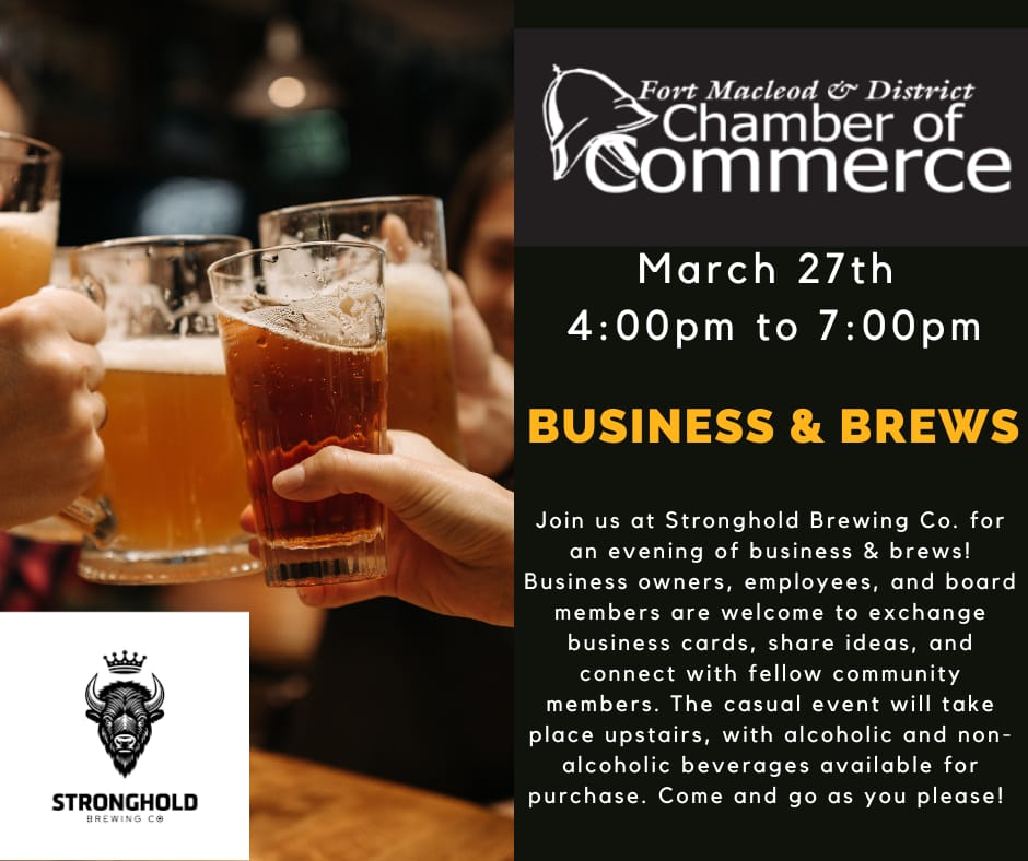 March 27 2025 Business & Brews Poster